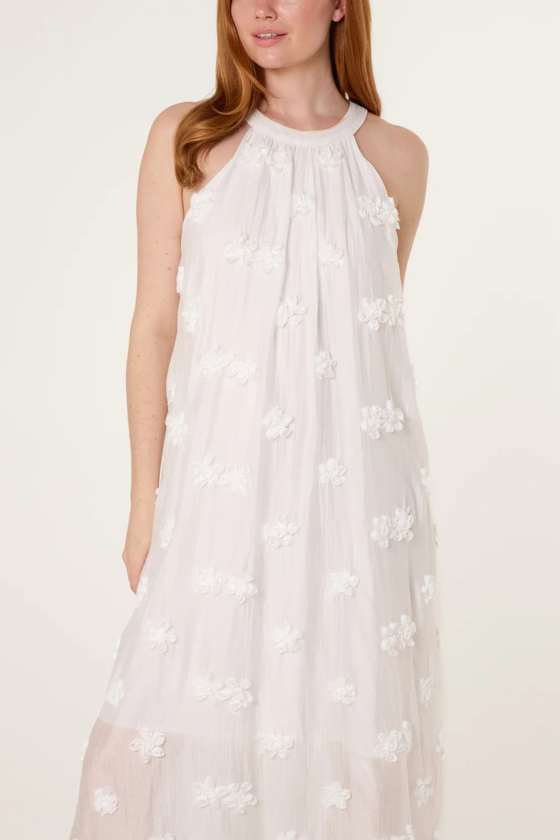 White Flower Dress