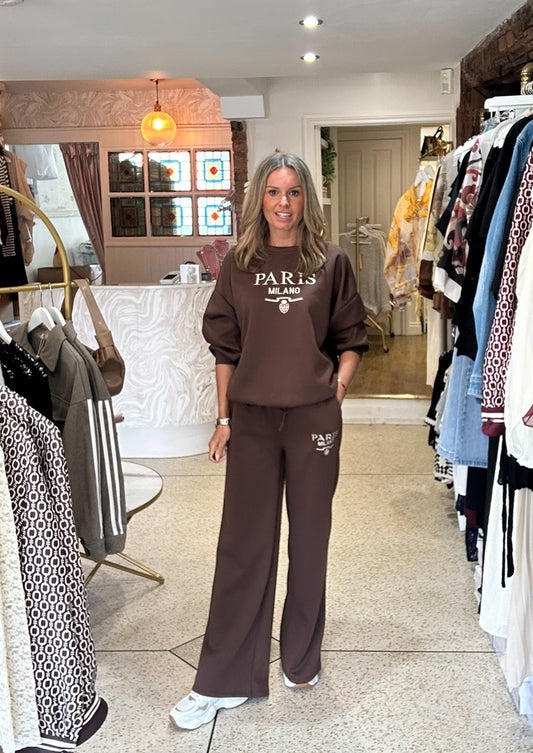 Brown Paris Loungesuit