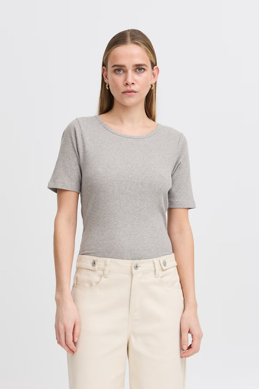 Ihpalmer Rib T-Shirt Grey