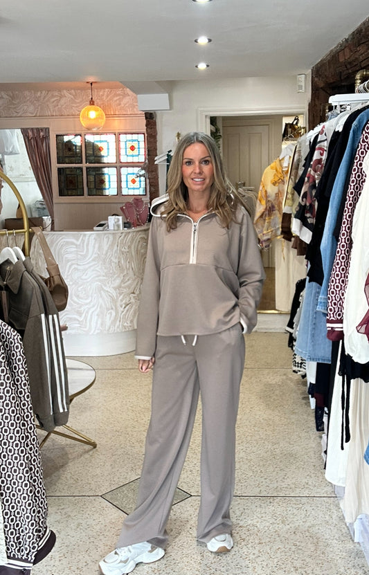 Taupe Mia Tracksuit