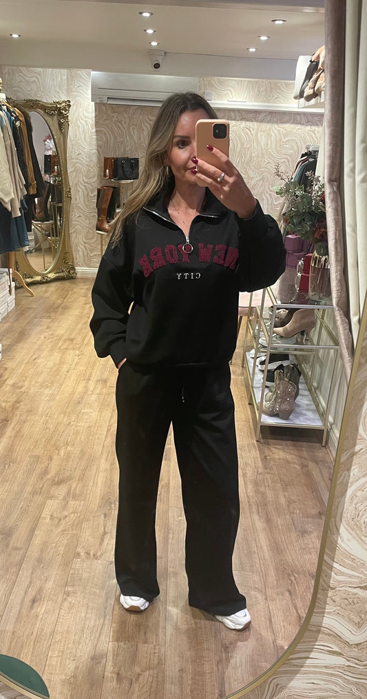 New York Black Tracksuit