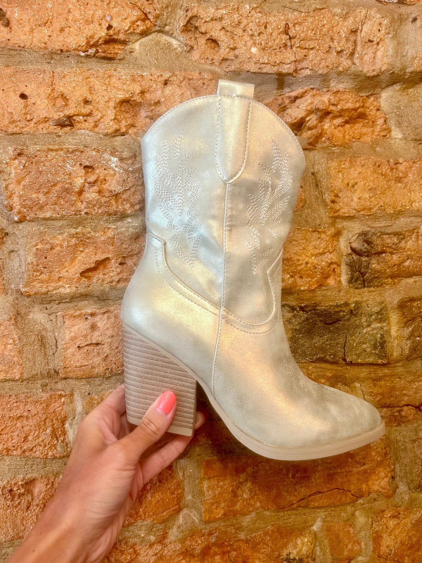 Metallic Cowboy Boots