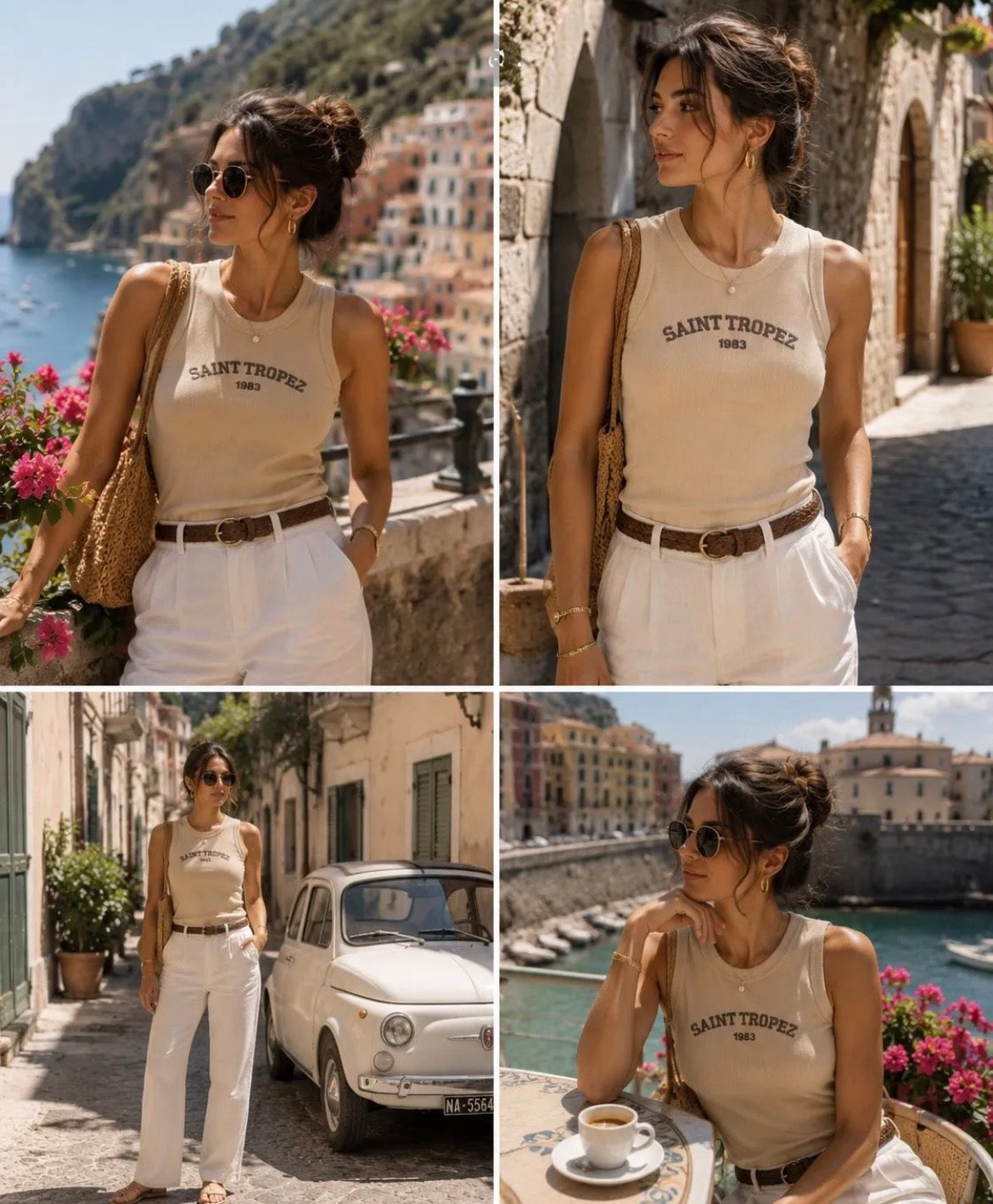 St Tropez Stone Vest