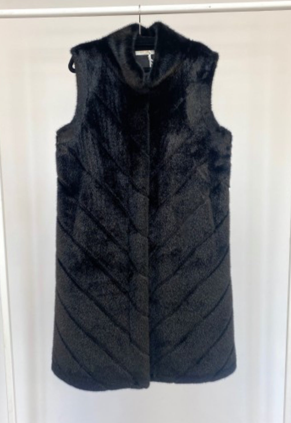 Malissa J Black Long Gilet