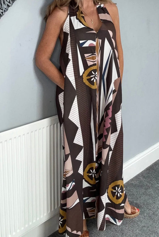 Brown Maxi Dress