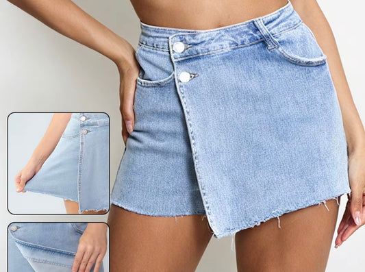 Denim Skort