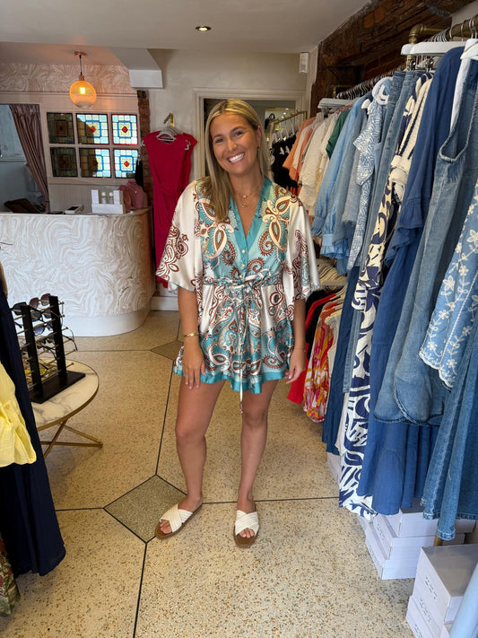 Lula Aqua Playsuit