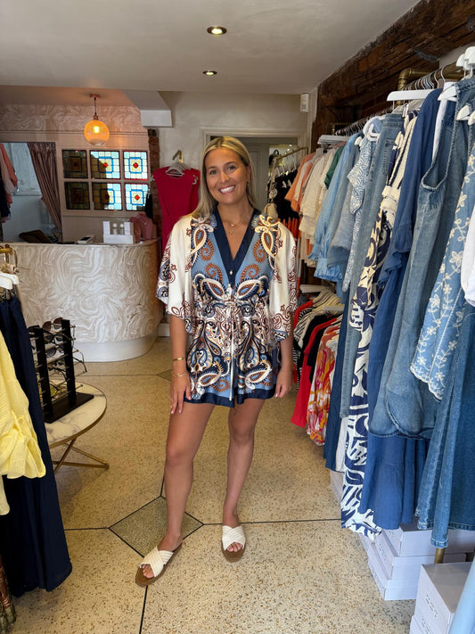 Lula Navy Playsuit