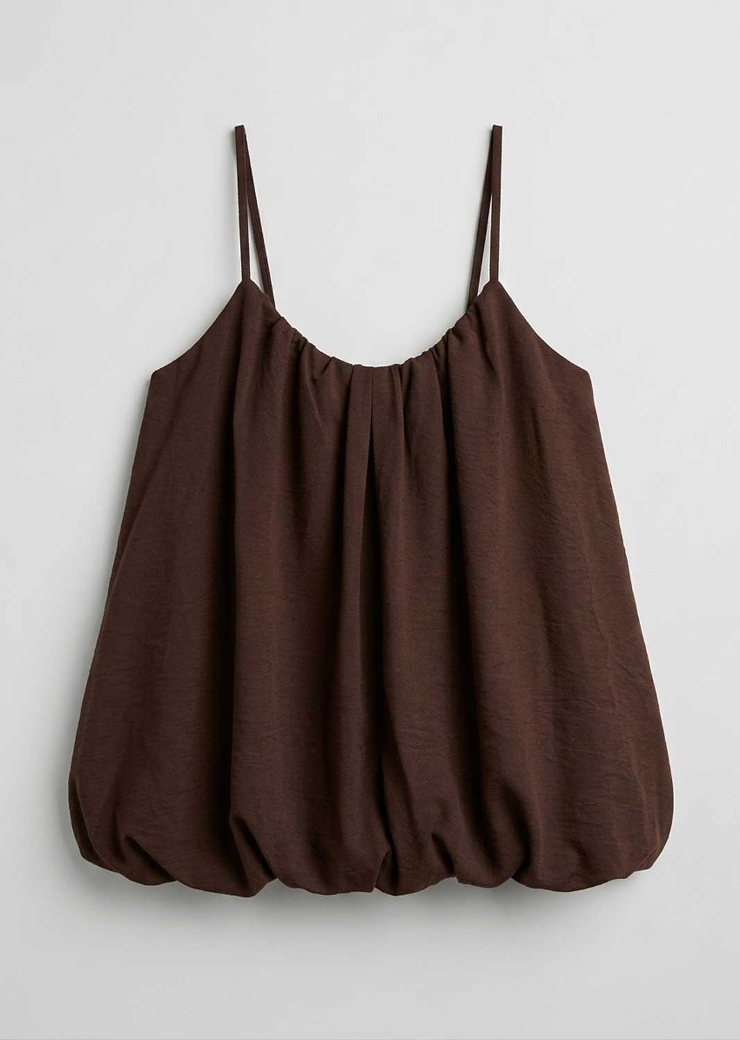Brown Bubble Top