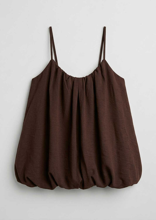 Brown Bubble Top