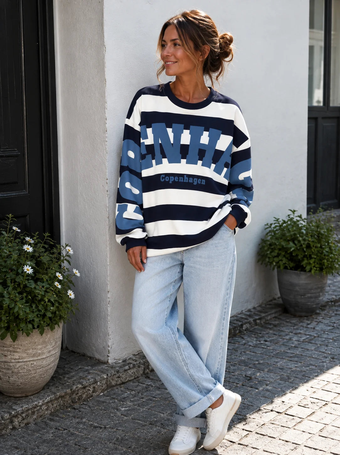 Copenhagen Stripe Sweatshirt