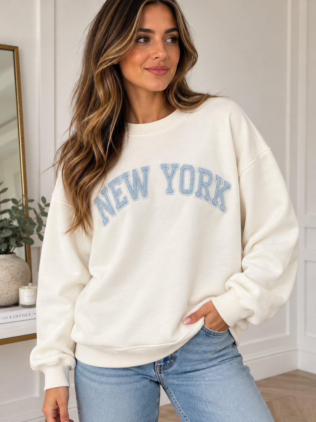 New York Cream Sweatshirt