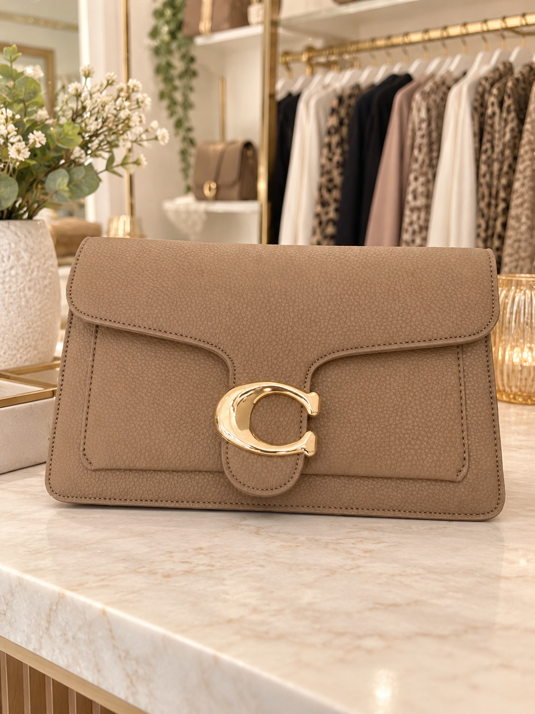 Taupe Cee Bag