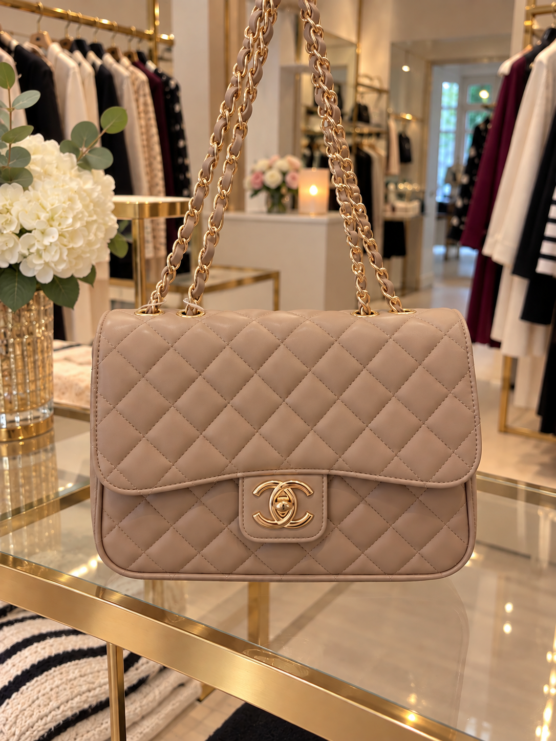 Beige Coco Bag