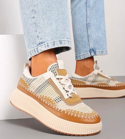 Beige Coco Trainers