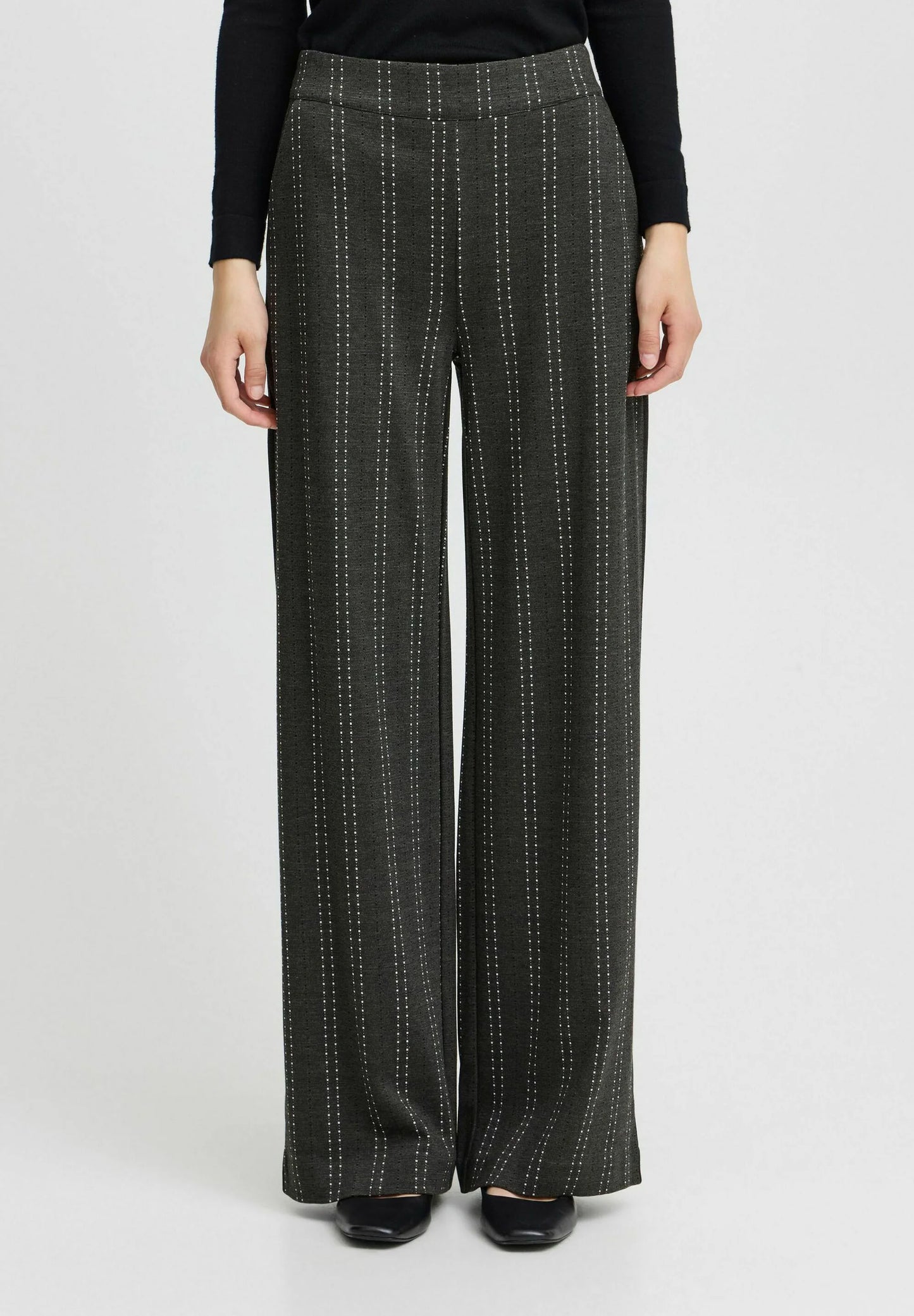 Ichi Ihruti Wide Leg Trousers