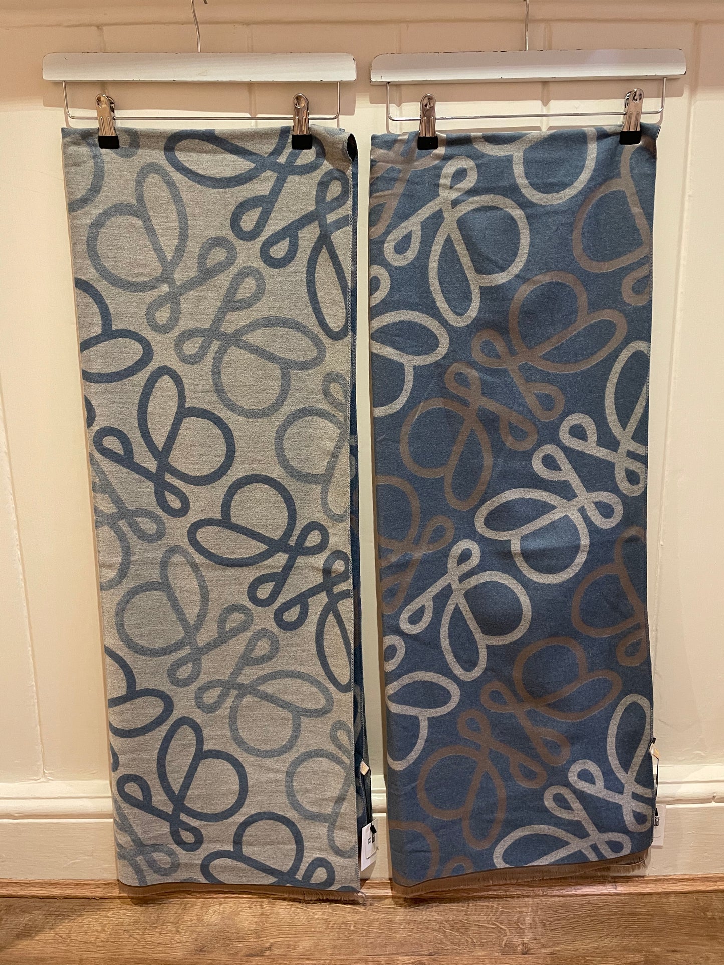 Malissa J Blue Swirl Scarf