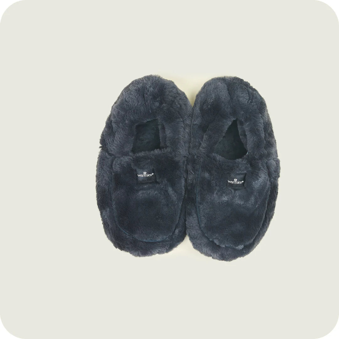 Warmies Luxury Charcoal Slippers