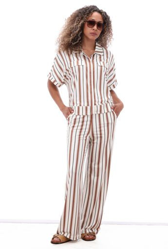 K Design Stripe Top C305