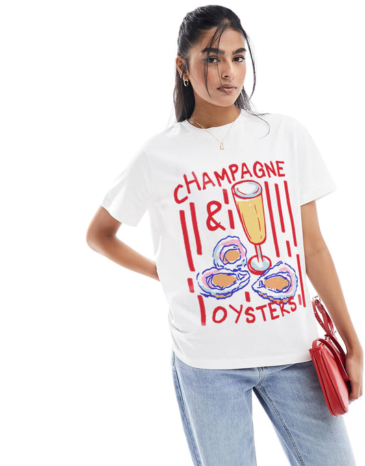 Champagne & Oysters T-Shirt
