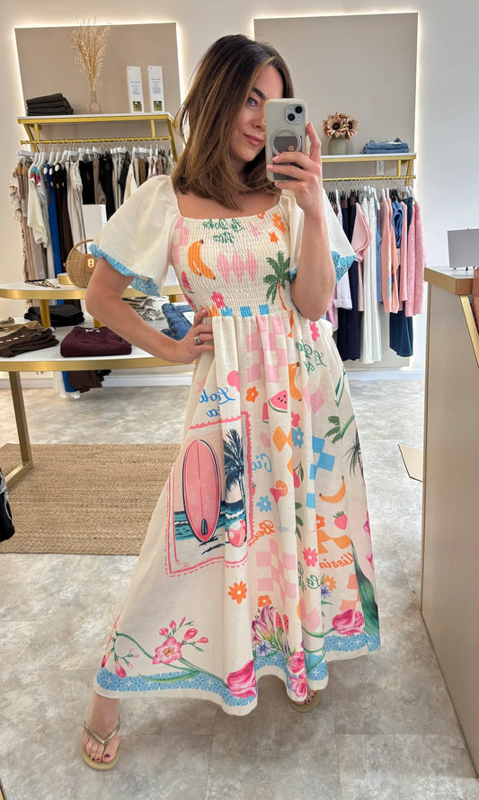 Tropical Maxi Dress