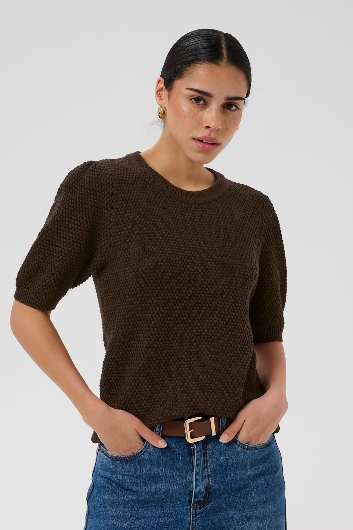 Kaffe Kavivian Jumper Coffee Bean