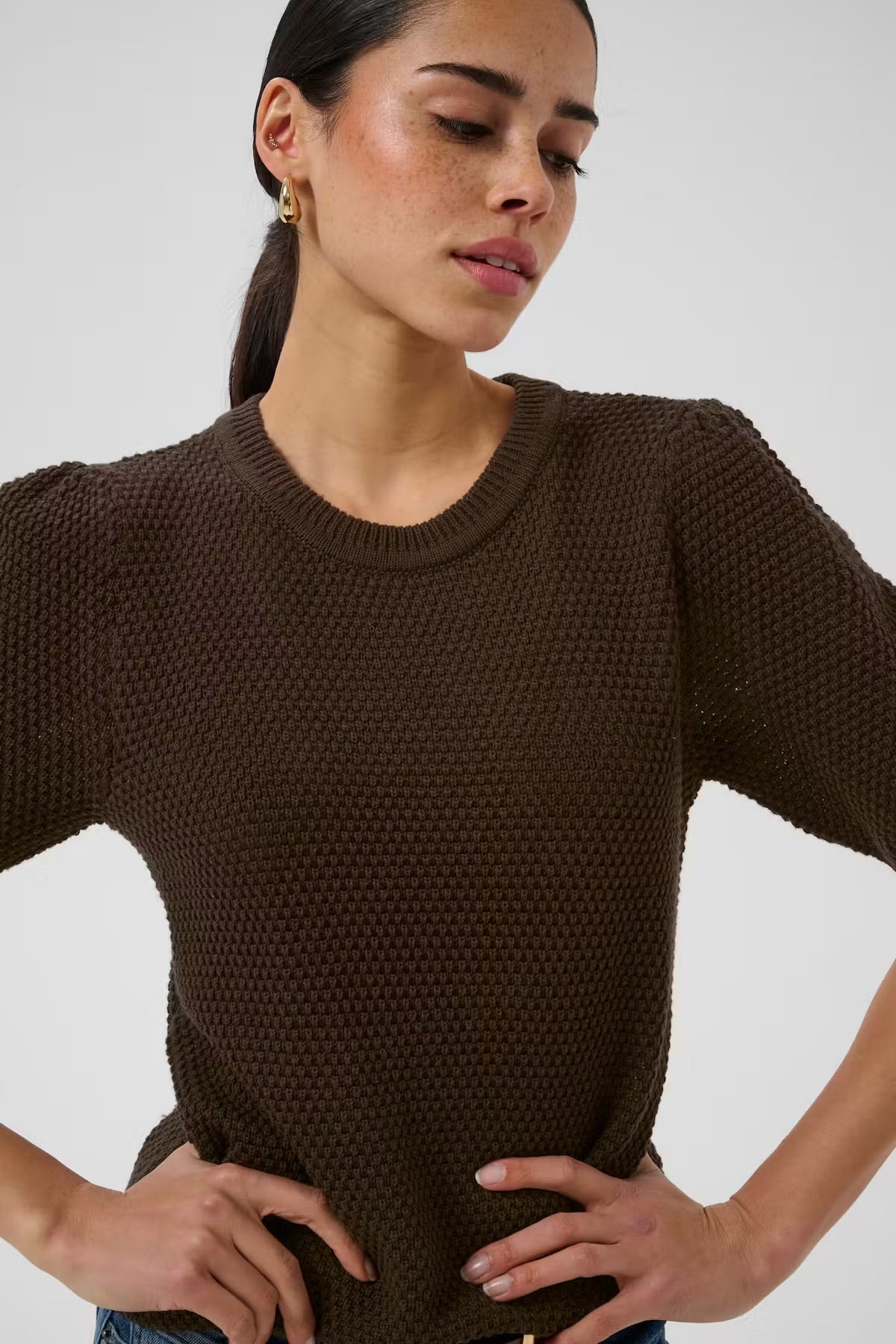 Kaffe Kavivian Jumper Coffee Bean