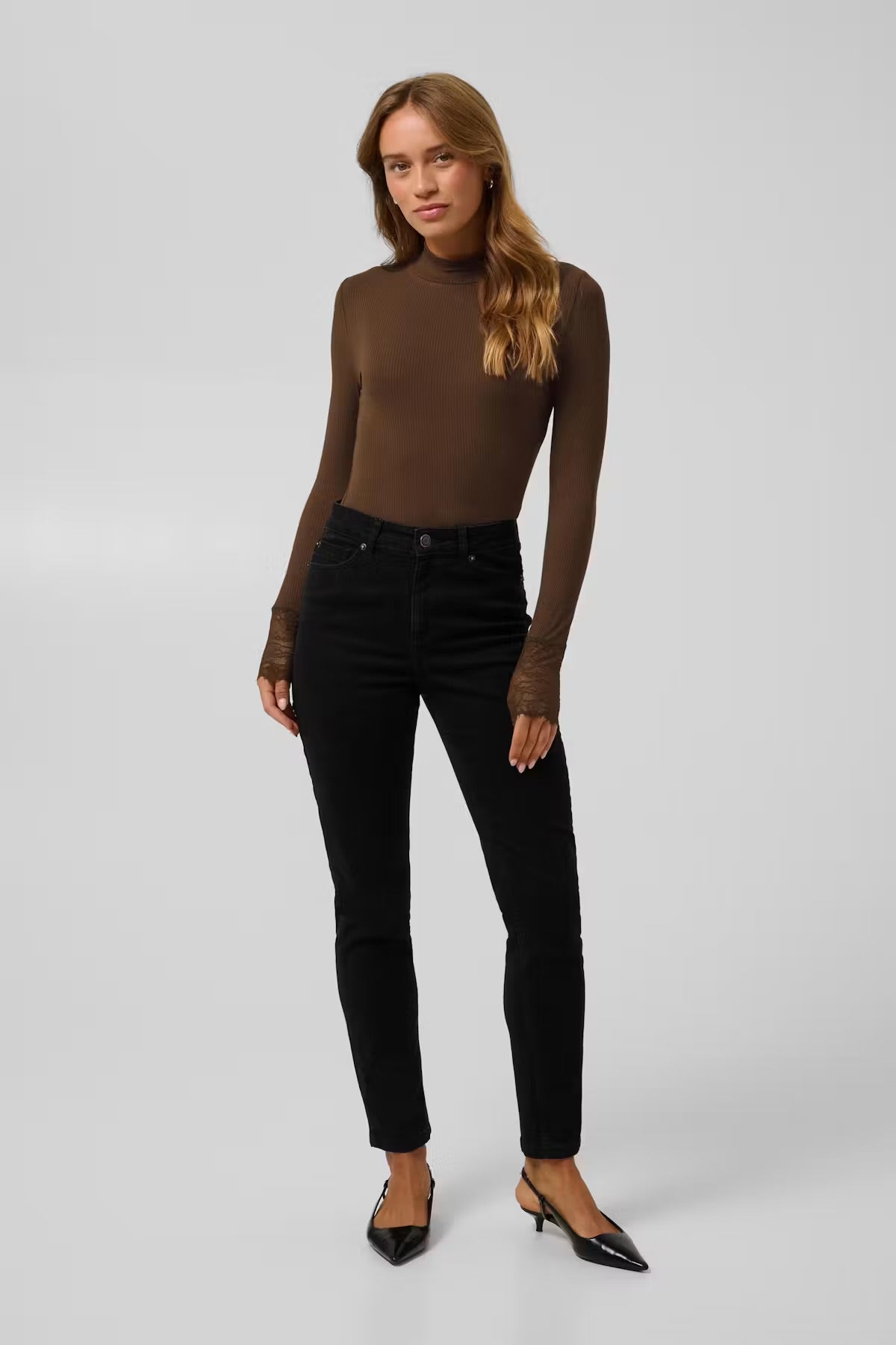 Kaffe Kaomi Carafe Turtleneck Top