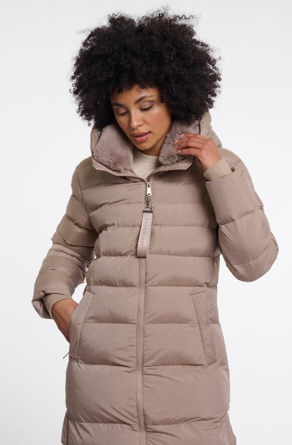 Rino & Pelle Hudson Padded Coat Mocha Latte