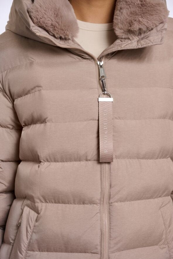 Rino & Pelle Hudson Padded Coat Mocha Latte