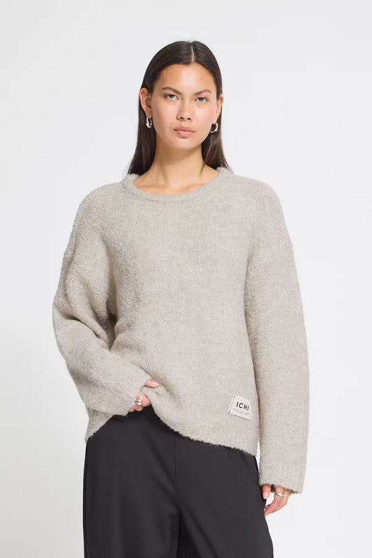 Ichi Iblarisa Jumper Almond