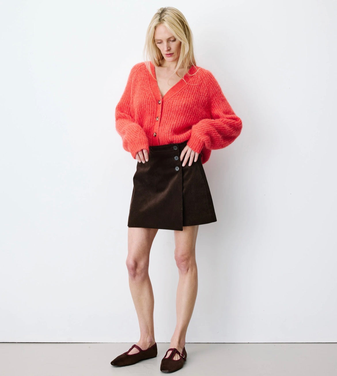 Grace & Mila Adele Cord Skirt