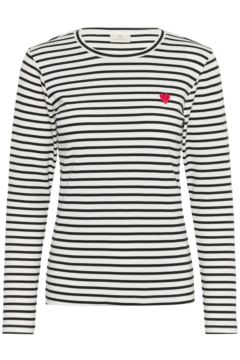 Kaffe Liddy Long Sleeve T- Shirt