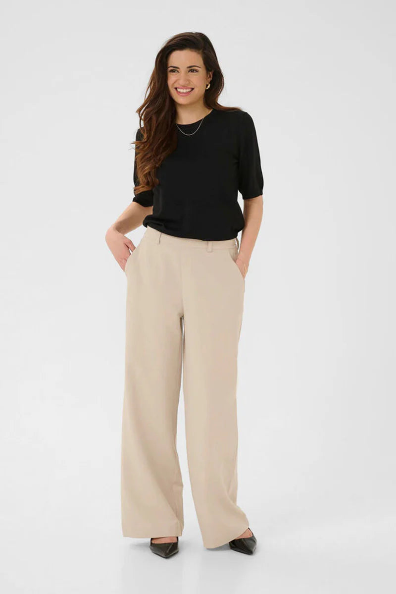 Kaffe Kavelley Feather Gray Trousers