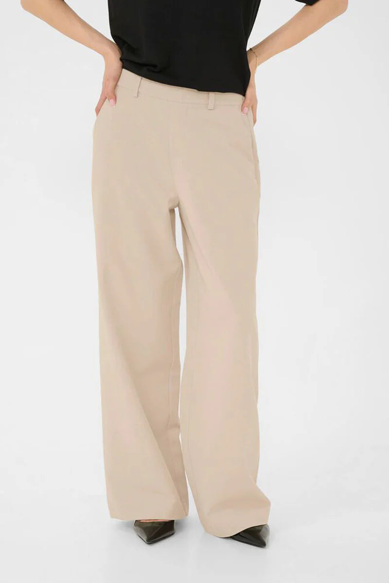 Kaffe Kavelley Feather Gray Trousers