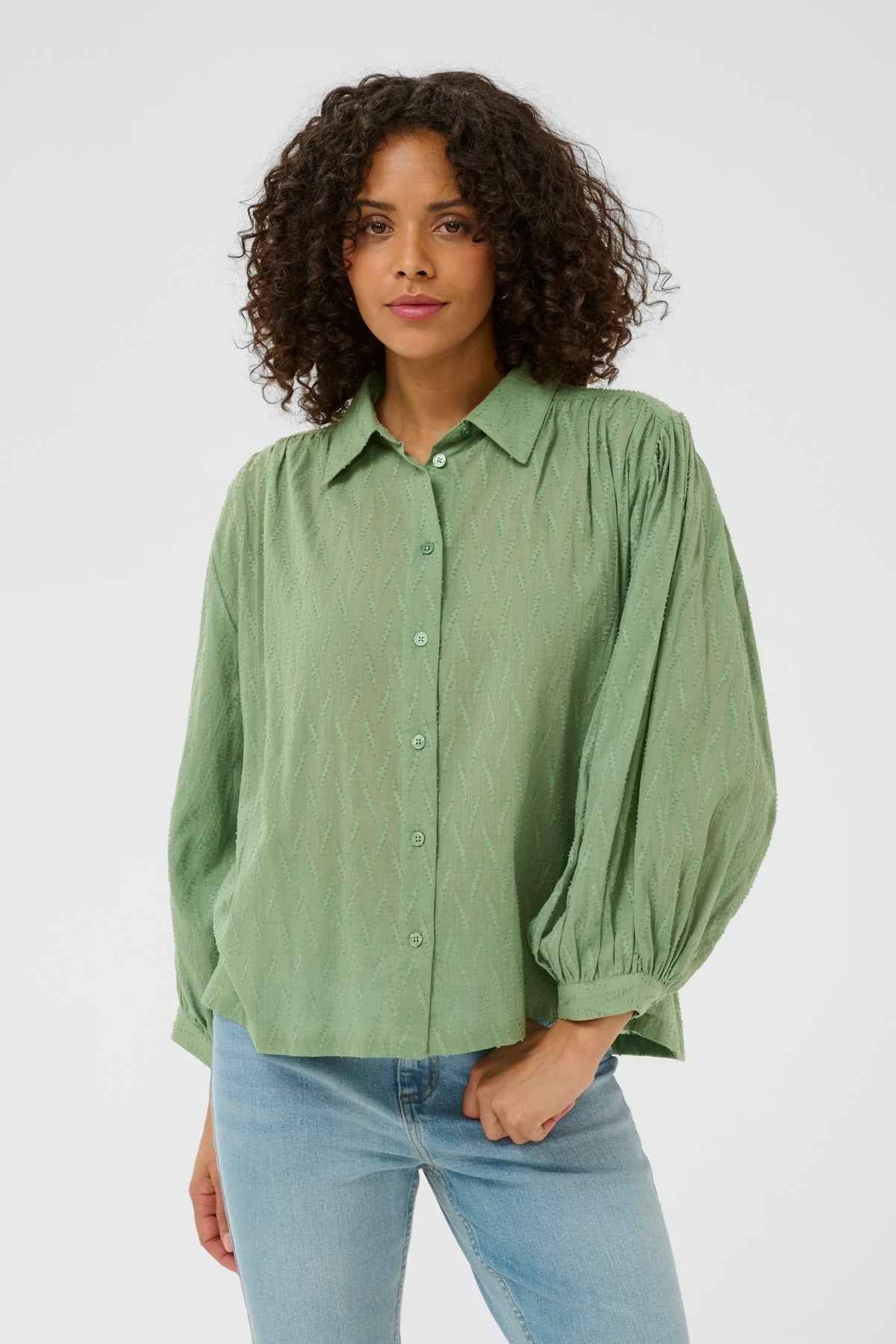 Kaffe Kagbriela Shirt Sea Spray